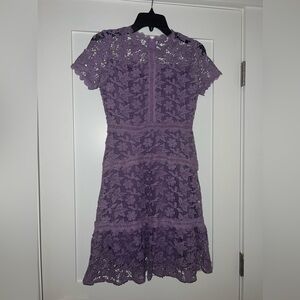 Purple GB Girls Floral Dress (Size 12)